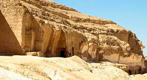 Die Felsengräber von Amarna.